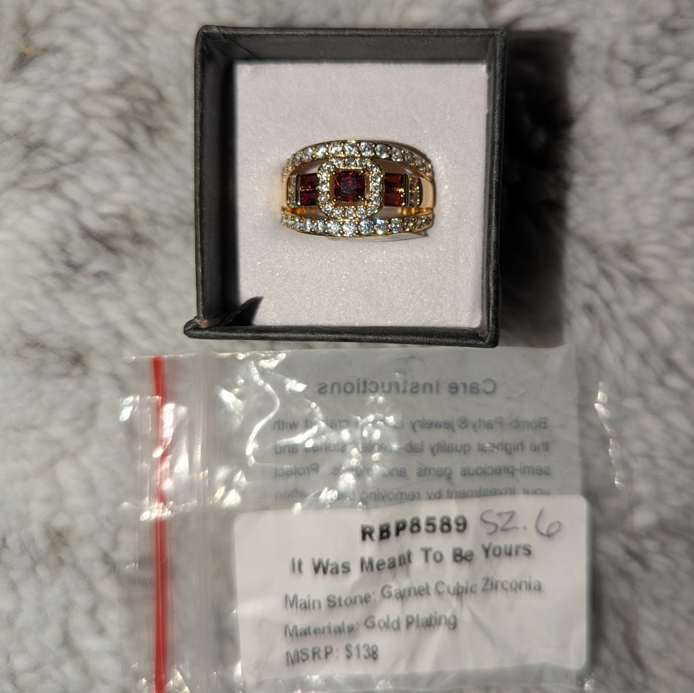 Ring Bomb Party Ring - It Was Meant to be Yours - Size 6 - BRAND NEW